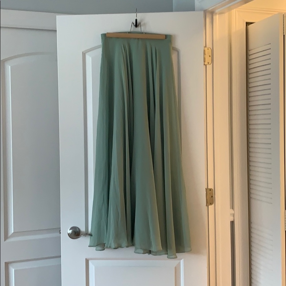 Revelry Lola skirt in sage green